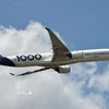 Máy bay của Airbus tại Triển lãm hàng không Paris, ngày 17/6/2025. (Nguồn: THX/TTXVN)
