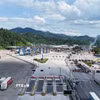 Toàn cảnh cửa khẩu thông minh Hữu Nghị Quan-Hữu Nghị Trung-Việt. (Nguồn: TTXVN phát)