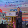 Ông Hà Văn Siêu, Phó Cục trưởng Cục Du lịch Việt Nam, phát biểu tại sự kiện. (Ảnh: Vũ Tùng/TTXVN)