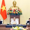 Chủ tịch Quốc hội Trần Thanh Mẫn phát biểu. (Ảnh: Doãn Tấn/TTXVN)