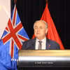 Bộ trưởng Thương mại và Du lịch Australia Don Farrell. (Ảnh: Văn Linh/TTXVN)