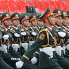 Khối sỹ quan Lục quân. (Ảnh: Lâm Khánh/TTXVN)