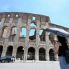 Đấu trường Colosseum tại Rome, Italy. (Nguồn: THX/TTXVN)