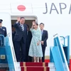 Thủ tướng Nhật Bản Ishiba Shigeru và Phu nhân đến Hà Nội, bắt đầu chuyến thăm chính thức Việt Nam. (Ảnh: An Đăng/TTXVN)