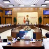 Chủ tịch Quốc hội Trần Thanh Mẫn phát biểu khai mạc Phiên họp thứ 48 của Uỷ ban Thường vụ Quốc hội. (Ảnh: Doãn Tấn/TTXVN)