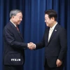 Tổng Bí thư Tô Lâm và Tổng thống Hàn Quốc Lee Jae Myung tại buổi gặp gỡ báo chí. (Ảnh: Thống Nhất/TTXVN)
