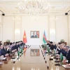 Tổng Bí thư Tô Lâm hội đàm cấp Nhà nước với Tổng thống Azerbaijan Ilham Aliyev. (Ảnh: Thống Nhất/TTXVN)