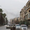 Quang cảnh đường phố tại Aleppo, Syria. (Nguồn: THX/TTXVN)