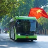 Sắc xanh xe buýt điện VinBus không ngừng nỗ lực “phủ xanh” thành phố. (Nguồn: VinBus)