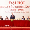 Chủ tịch Quốc hội Trần Thanh Mẫn và đại biểu dự Đại hội. (Ảnh: Doãn Tấn/TTXVN)
