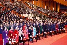 Các đại biểu dự phiên khai mạc. (Ảnh: TTXVN)