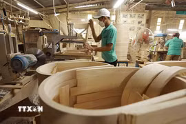 Các hiệp định thương mại tự do (FTA) đã giúp gia tăng cơ hội xuất khẩu gỗ và lâm sản. (Ảnh: TTXVN)
