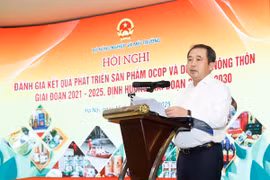 Quyền Bộ trưởng Bộ Nông nghiệp và Môi trường Trần Đức Thắng. (Ảnh: Khương Trung)