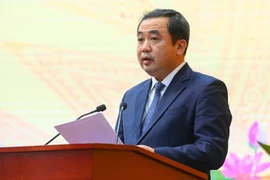 Bộ trưởng Bộ Nông nghiệp và Môi trường Trần Đức Thắng phát biểu.