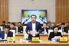 Bộ trưởng Nông nghiệp và Môi trường Trần Đức Thắng. (Ảnh: Dương Giang/TTXVN)