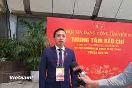 Đại biểu Trần Hải Phú - Phó Chủ tịch Mặt trận Tổ quốc Việt Nam tỉnh Tây Ninh, Bí thư Tỉnh đoàn Tây Ninh. (Ảnh: Hùng Võ/Vietnam+)