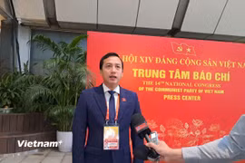 Đại biểu Trần Hải Phú - Phó Chủ tịch Mặt trận Tổ quốc Việt Nam tỉnh Tây Ninh, Bí thư Tỉnh đoàn Tây Ninh. (Ảnh: Hùng Võ/Vietnam+)