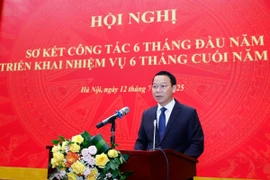 Bộ trưởng Bộ Nông nghiệp và Môi trường Đỗ Đức Duy phát biểu tại Hội nghị. (Nguồn ảnh: Khương Trung)