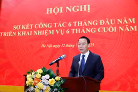 Bộ trưởng Bộ Nông nghiệp và Môi trường Đỗ Đức Duy phát biểu tại Hội nghị. (Nguồn ảnh: Khương Trung)