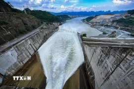 Thủy điện Hòa Bình. (Ảnh: Trọng Đạt/TTXVN)
