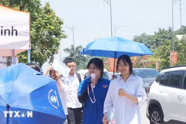 Dịp thi tuyển vào lớp 10 Trung học phổ thông công lập năm học 2026-2027 tại Hà Nội phổ biến ngày nắng. Ảnh minh họa. (Nguồn: TTXVN)