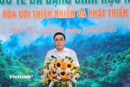 Thứ trưởng Bộ Nông nghiệp và Môi trường Nguyễn Quốc Trị. (Ảnh: Hoài Nam/Vietnam+)