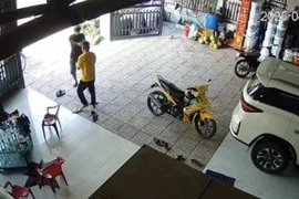 (Ảnh chụp màn hình từ camera an ninh)