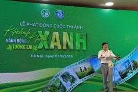 Ông Nguyễn Trung Thắng, Phó Viện trưởng Viện Chiến lược, Chính sách nông nghiệp và môi trường, phát biểu tại sự kiện.