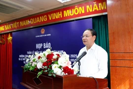 Thứ trưởng Bộ Nông nghiệp và Môi trường Lê Minh Ngân. (Ảnh: Khương Trung)