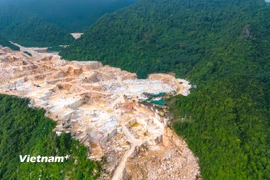 Khai thác khoáng sản. (Ảnh: Hoài Nam/Vietnam+)