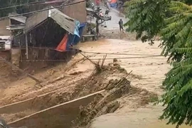 Mối nguy lớn nhất của cơn bão số 3 là lũ quét và sạt lở đất. Ảnh minh họa. (Ảnh: TTXVN phát)