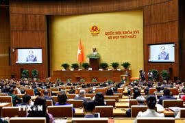 Kỳ họp thứ nhất, Quốc hội khóa XVI. (Nguồn: TTXVN)