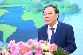 Thứ trưởng Bộ Nông nghiệp và Môi trường Lê Công Thành phát biểu.