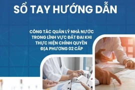 Sổ tay hướng dẫn công tác quản lý nhà nước trong lĩnh vực đất đai khi thực hiện chính quyền địa phương 2 cấp. (Nguồn: Cục Quản lý đất đai)