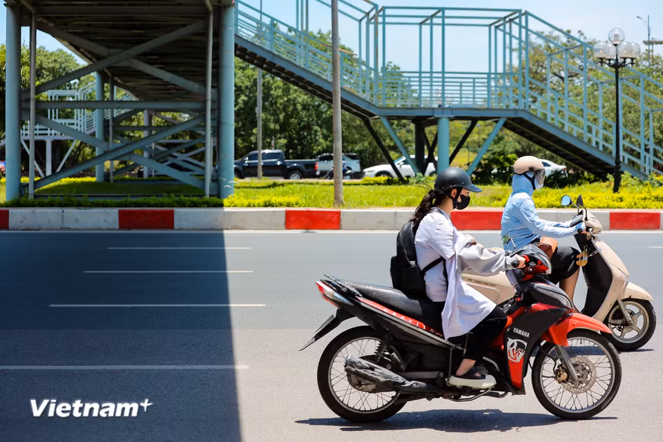 Theo Trung tâm Dự báo khí tượng thủy văn quốc gia, Bắc Bộ ngày 2/6 nắng nóng, có nơi nắng nóng gay gắt. (Ảnh: Hoài Nam/Vietnam+)
