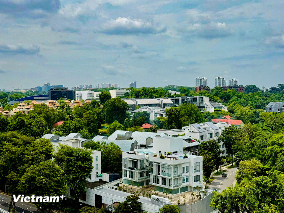 Singapore đã dành nhiều thập kỷ nhằm “xanh hóa” các con đường và cơ sở hạ tầng, biến các công viên và khu vườn thành không gian nghỉ ngơi lý tưởng cho người dân. (Ảnh: Trần Hương Sơn/Vietnam+)