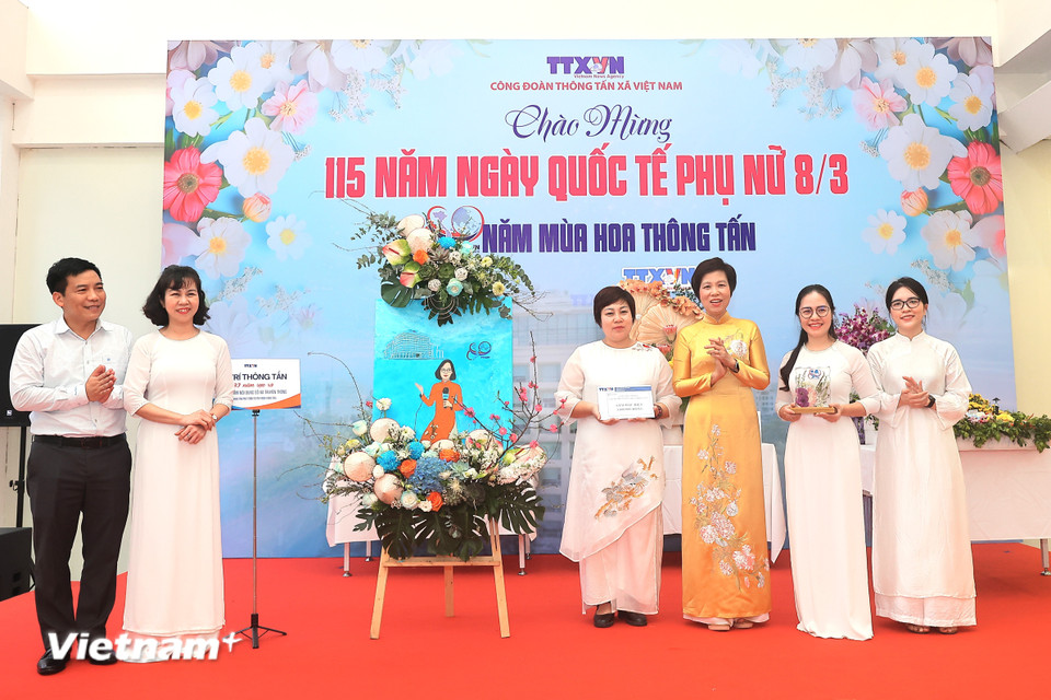 Trung tâm Nội dung số và Truyền thông xuất sắc giành giải Đặc biệt trong cuộc thi. (Ảnh: PV/Vietnam+)