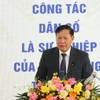 Thứ trưởng Bộ Y tế Đỗ Xuân Tuyên phát biểu tại buổi lễ. (Ảnh: PV/Vietnam+)