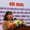 Bà Đinh Thị Thu Thủy - Phó Vụ trưởng Vụ Pháp chế, Bộ Y tế. (Ảnh: PV/Vietnam+)