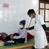Bệnh nhân điều trị nội trú tại Bệnh viện Lao và bệnh Phổi tỉnh Hà Nam. (Ảnh: Nguyễn Chinh/TTXVN)