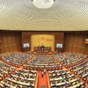 Kỳ họp thứ 10, Quốc hội khóa XV, các đại biểu đã biểu quyết thông qua 9 dự thảo luật và nghị quyết về giáo dục, y tế với hàng loạt quyết sách chưa từng có. (Ảnh: TTXVN/Vietnam+)
