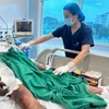 Một trường hợp mắc liên cầu lợn. (Ảnh: PV/Vietnam+)