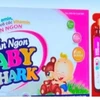 Hình ảnh sản phẩm ăn ngon Baby Shark nghi là giả. (Ảnh: VTV)