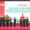 Bệnh viện Quân y 103 đón nhận danh hiệu Anh hùng Lực lượng vũ trang nhân dân lần thứ tư. (Ảnh: PV/Vietnam+)