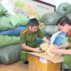Lực lượng chức năng liên tiếp phát hiện những vụ kinh doanh hàng giả liên quan đến chăm sóc sức khỏe. (Ảnh: PV/Vietnam+)