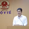 Thứ trưởng Thường trực Bộ Y tế Vũ Mạnh Hà. (Ảnh: T.M/Vietnam+)