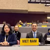 Đoàn Việt Nam tham dự COP11. (Ảnh: PV/Vietnam+)