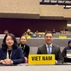 Đoàn Việt Nam tham dự COP11. (Ảnh: PV/Vietnam+)