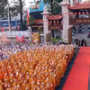 Hàng nghìn tăng ni, Phật tử tham dự Đại lễ Phật đản Phật lịch 2568. (Ảnh: Xuân Khu/TTXVN)