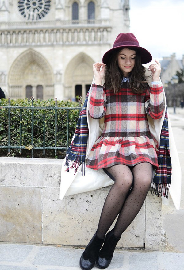 Cá tính trong mùa Đông với trang phục họa tiết tartan Scotland ảnh 7